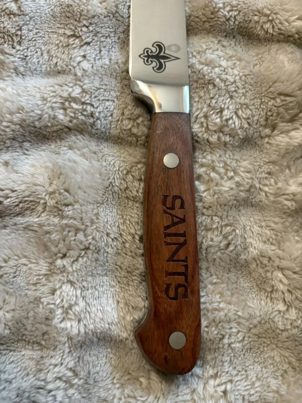 NEW New Orleans Saints NFL Football Engraved 2-Piece BBQ Grilling Carving Set